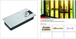 Floor Hinge T-28, color:black or blue, casting iron, weight capacity 100kgs,