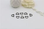 Handbag hardware accessories metal d-ring,gunmetal color zinc alloy d ring for