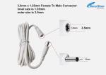 Length 1.2 M DC Power Extension Cable 3.5 X 1.35mm Male Female 12V 24V Electric