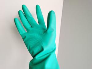 Wholesale 11mil Heavy Duty Chemical Protective Gloves Chemical Safety Gloves from china suppliers