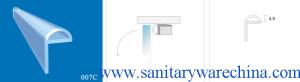 Wholesale Sealing Strips/waterproof strips/shower door seals/PVC Seal 007C from china suppliers