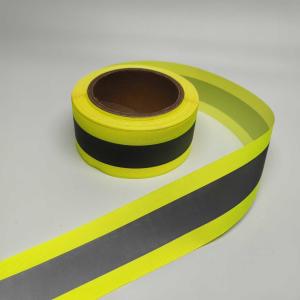Wholesale Yellow Silver Yellow High Visibility Reflective Webbing For Garments Bags Sportswear Outwear from china suppliers
