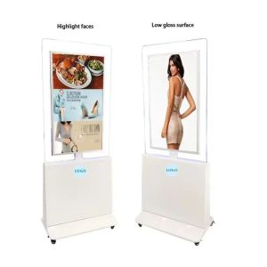 Wholesale Tempered Glass Floor Stand 32 43 50 55 65 Inch Digital Signage And Displays from china suppliers
