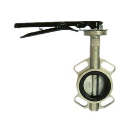 Wholesale Metal Seal Stainless Steel Body Butterfly Valve Disc Standard With Handle from china suppliers