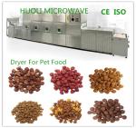 Tunnel Microwave Drying Machine Sterilizing Equipment For Nuts / Pet Food / Meat