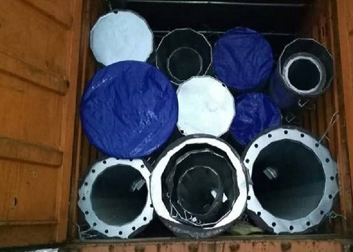 High Tensile Strength Monopole Telecom Tower Hydraulic Press Stamping