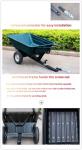 Hot Sale ATV Trailer Farm Garden Transportation Utility Tractor Truck Tow