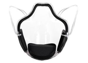 Wholesale Black Janpanese Style Reusable PC Clear Mouth Shield Mask Visor Medical from china suppliers