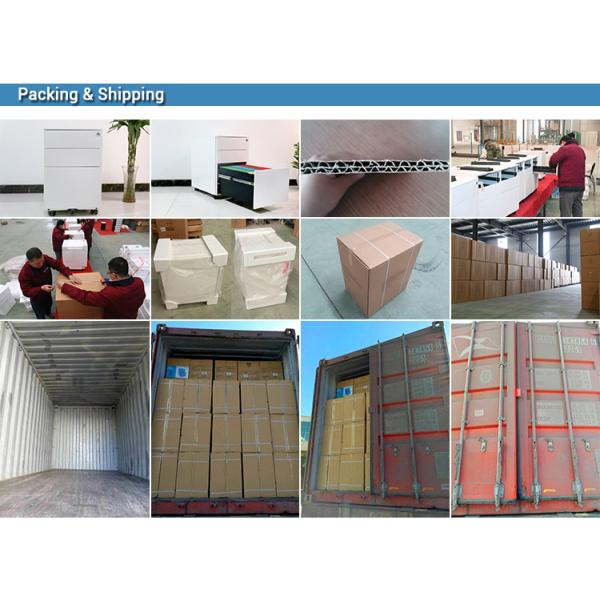 Depth 500mm Steel Mobile Pedestal