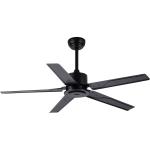 Loft Style 52 Inch 110VAC Metal Blade Pedestal Ceiling Fan Time Setting RF