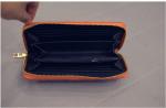 0.2kg 19x10cm Ladies Genuine Leather Wallets 10cm Silk Screen Printing ROHS