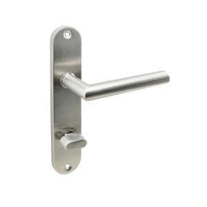 Wholesale Stain Stainless Steel Door Handles / Exterior Door Handles Spring Loaded Plated Design from china suppliers