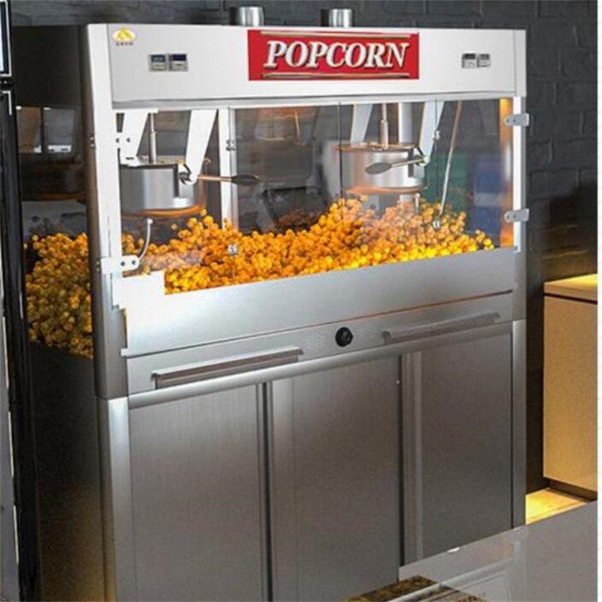 Quick Heating Stainless Steel Popcorn Maker Machine For Business 1400W