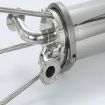SUS304/316L Stainless Steel Filtergehäuse for High Removal Rating