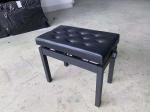 RQSONIC B08L Leather Cushion Metal Modern Piano Bench With for Mozart piano