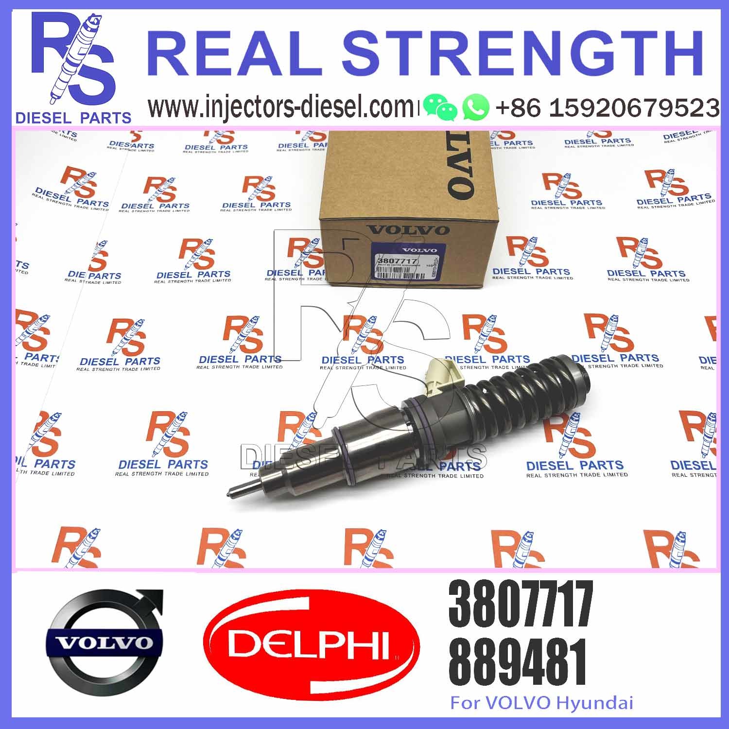 common rail injector 03807717 3807717 for V-O-L-V Penta D12 high quality auto parts injector nozzle 03807717 3807717 BEBE4