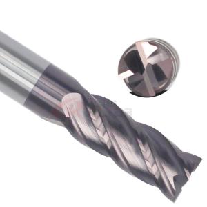 Wholesale 6mm 8mm 10mm 3/8 4 Flute Carbide End Mill For Steel from china suppliers