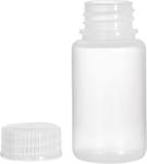 Laboratory Grade Polypropylene Wide Mouth Reagent Bottle, 2oz Plastic Empty