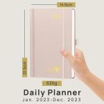 A5 Daily Agenda 2023 Daily Planner Yearly Monthly Plan Paper Pocket Tear Off