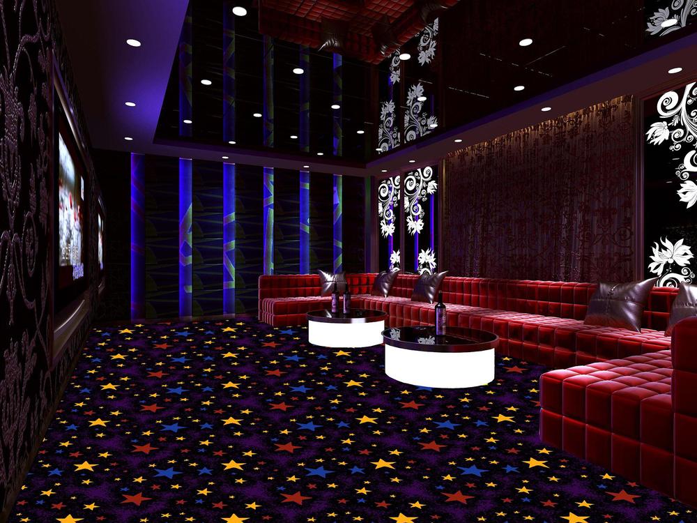 Commercial Hotel Carpet Flooring / Wilton Royal Carpet Jacquard Style