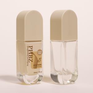 Wholesale Customized Printed 30ml Glass Liquid Foundation Bottle With Lotion Pump from china suppliers