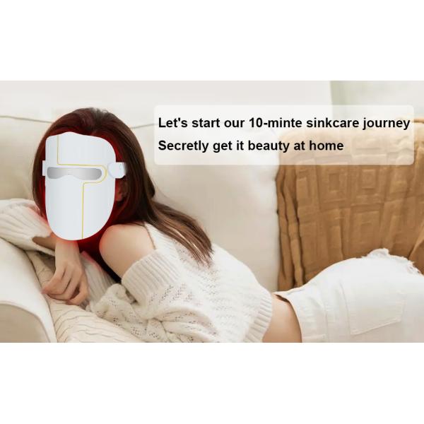 Led Light Therapy Device Red Blue Led Skin Rejuvenation Therapy Mask