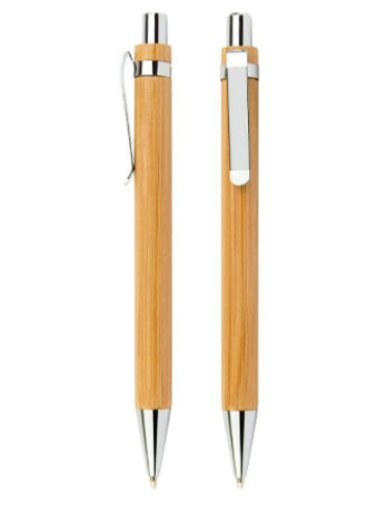 Supply of bamboo advertising pens, bamboo environmentally pen with laser logo bamboo pipes, bamboo wooden ballpoint pens