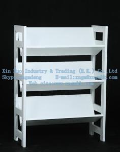 Wholesale 3 layer wooden CD rack, wood shelves, wood storage rack from china suppliers