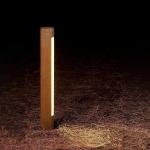 3000K Led Garden Bollard Lights Corten Steel IP65