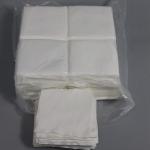 55% Cellulose 45% Polyester Presaturated Cleanroom Wipes 68g Fabric White