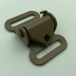 Matte Golden 52x32mm Bag Metal Buckle Handbags Decoration