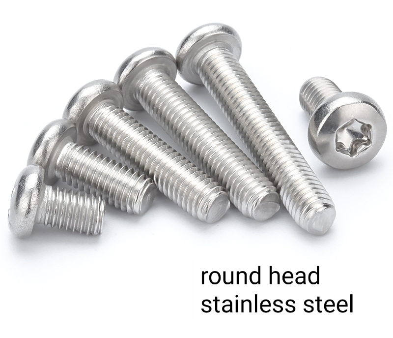OEM Round Head Stainless Steel Screws M6 For Multiapplication