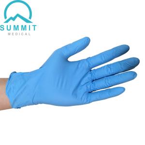 Wholesale ASTM D6319 Textured 4 Mil Nitrile Disposable Examination Gloves from china suppliers