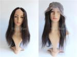 Tangle Free Human Hair Glueless Full Lace Wigs / Straight Remy Hair Weave