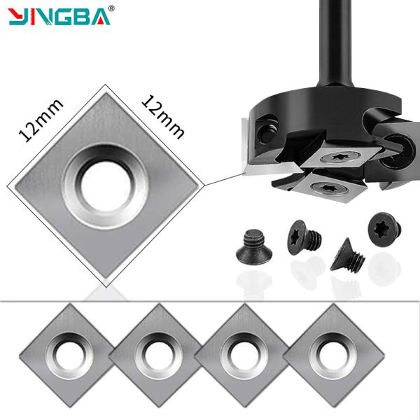4 Blade Cnc Router Bit Set Detachable Woodworking XP Milling Cutter Tools 38.1mm