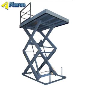 Wholesale Marco Goods Lift Hydraulic Scissor Lift Platform Between Two Fixed Levels from china suppliers
