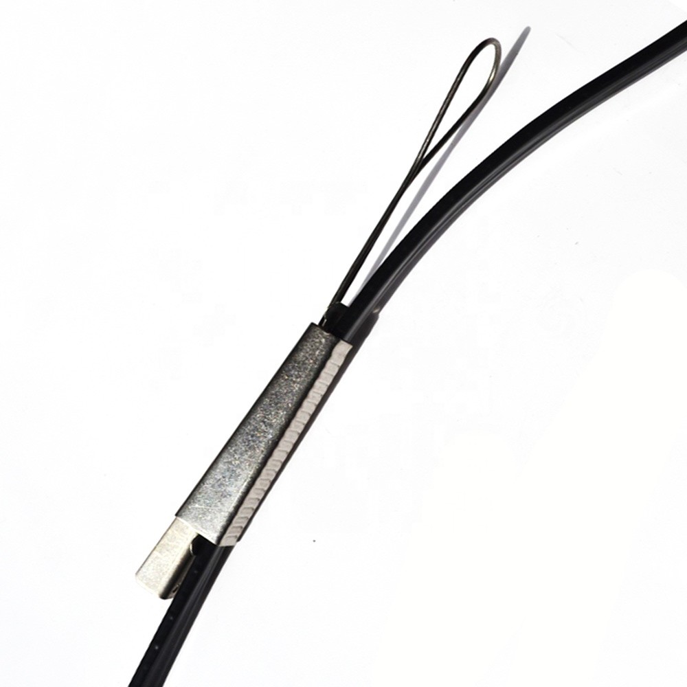 Metal Stainless Steel Drop Wire Clamp Cable Installation Kits For 2x5mm Flat Drop Cable