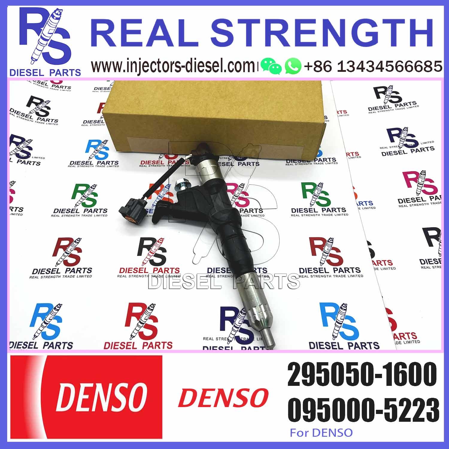 High Speed Steel diesel engine fuel injectors manufacture Diesel fuel Injector 295050-1600 For Injector 23670-E0580