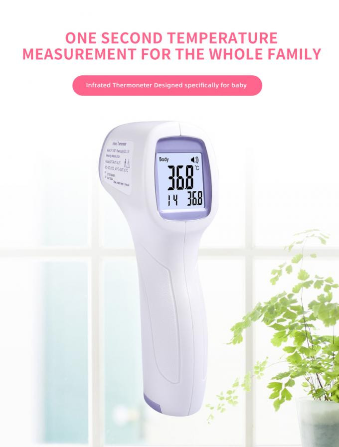 Professional Ear And Forehead Thermometer Lightweight User Friendly
