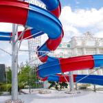 Hot Water Amusement Park Water Slide Holiday Inn Resort Combined