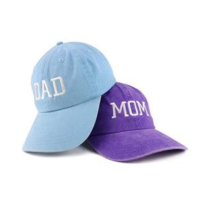China Blue Curve Brim MOM Dad Baseball Cap Character Style on sale