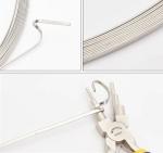Customized Stainless Steel Bra Flat Wires, Heavy Gauge Sturdy Underwire For Bras