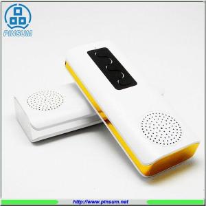 Wholesale 4000 mah led TF card bluetooth speaker power bank from china suppliers