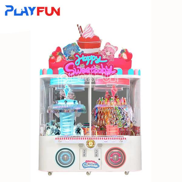 Coin operated small gift happy sweetbaby Prize snacks prize easy win every time