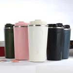 17oz Narrow Body Design Stainless Steel Mug , Coffee Insulated Mug Leakproof Lid