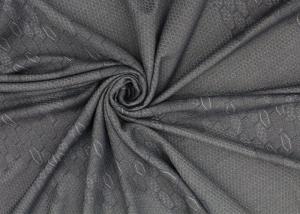 Wholesale 260gsm Mattress Quilting Fabric Linen Gray Polyester Knitted Jacquard Protective Fabric from china suppliers