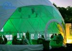 Luxury White Clear Geodesic Dome Tents For Resort Hotel Event Lightweight Dome