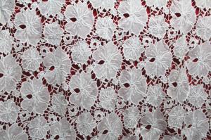 Wholesale Apparel Accessories Chemical Lace Fabric Water Soluble Embroidery lace fabric from china suppliers
