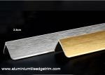 Spanish Brushed 304 Stainless Steel Corner Guards For Drywall 2.5m Length
