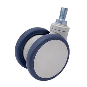 Wholesale 5 Inch Twin Polyurethane Caster Wheels For Trolley Medical Equipment from china suppliers